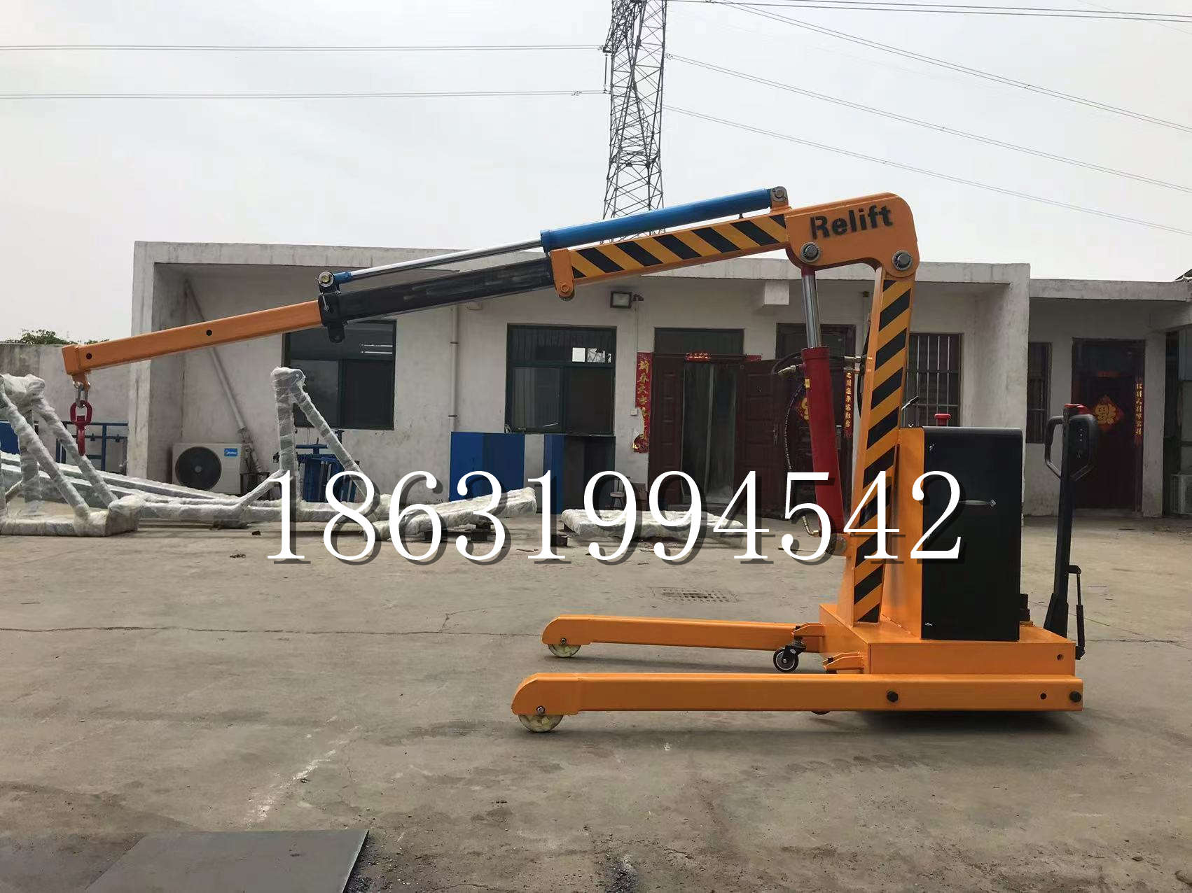 复兴区久征定做3吨三轮随车吊 农用园林绿化移树吊 平板工程用小吊机