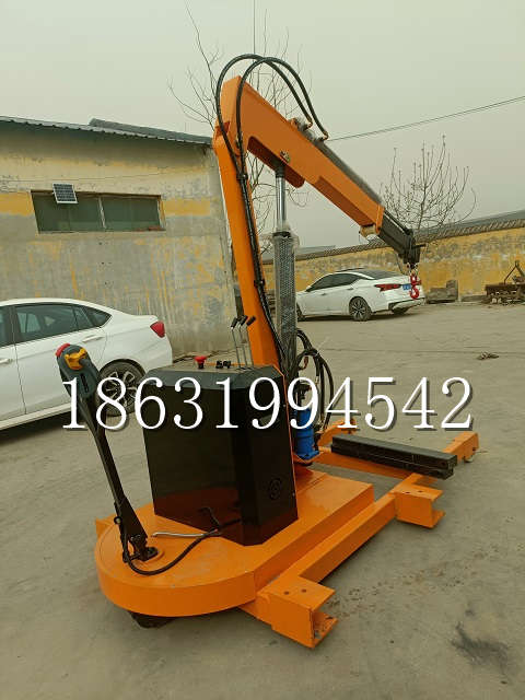 复兴区自卸车厢随车吊 自制轮式四不像起重机 四驱平板吊 5吨 贵盛